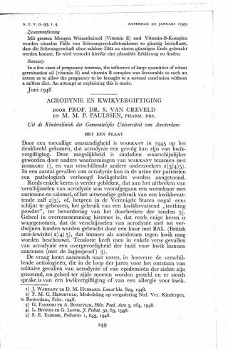 Eerste pagina van het artikel zoals het is gepubliceerd in het tijdschrift