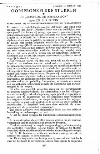 Eerste pagina van het artikel zoals het is gepubliceerd in het tijdschrift