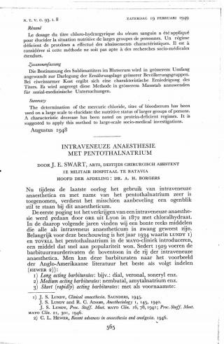 Eerste pagina van het artikel zoals het is gepubliceerd in het tijdschrift