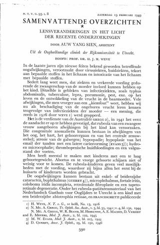 Eerste pagina van het artikel zoals het is gepubliceerd in het tijdschrift