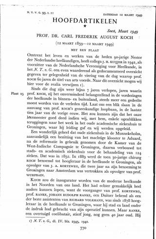 Eerste pagina van het artikel zoals het is gepubliceerd in het tijdschrift