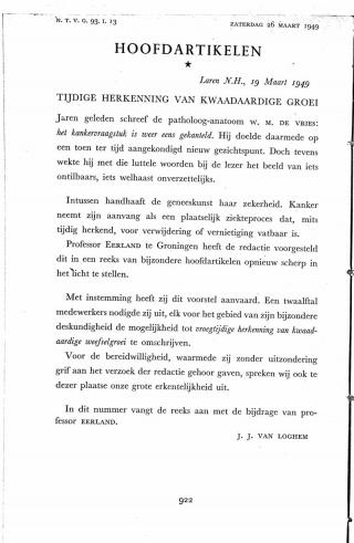 Eerste pagina van het artikel zoals het is gepubliceerd in het tijdschrift