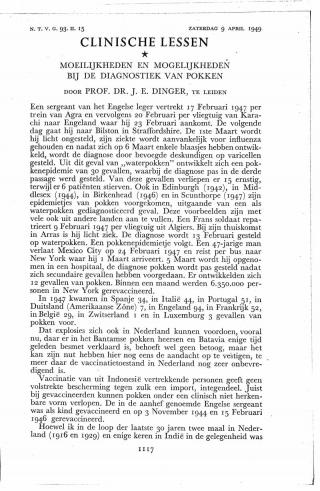 Eerste pagina van het artikel zoals het is gepubliceerd in het tijdschrift