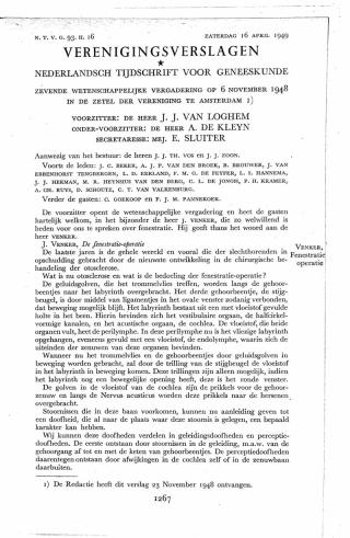 Eerste pagina van het artikel zoals het is gepubliceerd in het tijdschrift