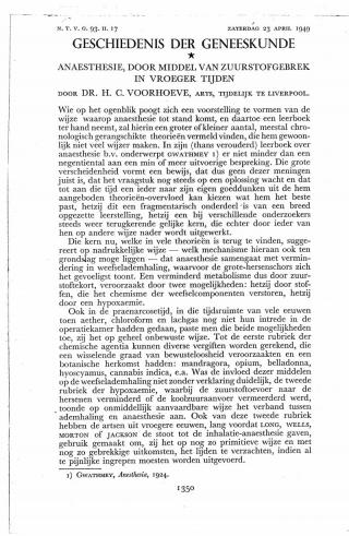 Eerste pagina van het artikel zoals het is gepubliceerd in het tijdschrift