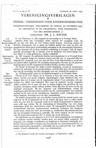 Eerste pagina van het artikel zoals het is gepubliceerd in het tijdschrift