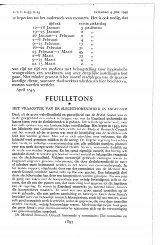 Eerste pagina van het artikel zoals het is gepubliceerd in het tijdschrift