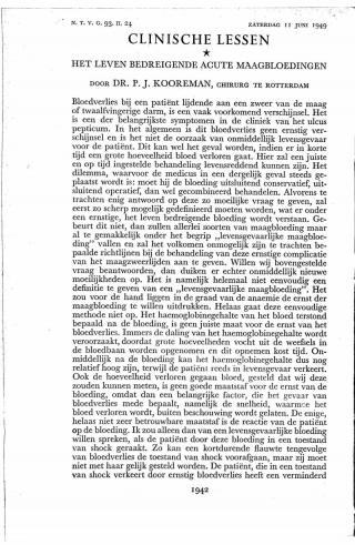 Eerste pagina van het artikel zoals het is gepubliceerd in het tijdschrift