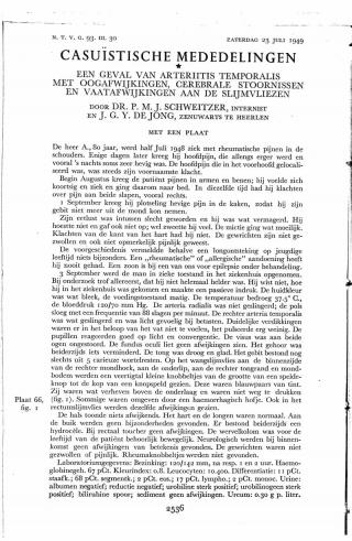 Eerste pagina van het artikel zoals het is gepubliceerd in het tijdschrift