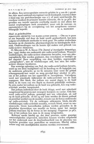 Eerste pagina van het artikel zoals het is gepubliceerd in het tijdschrift