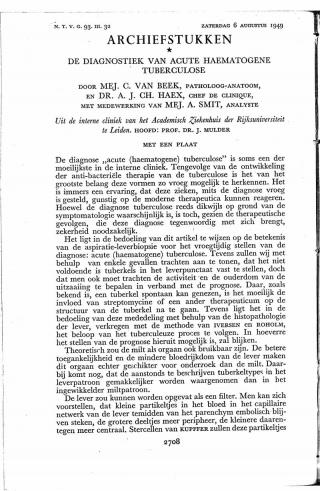 Eerste pagina van het artikel zoals het is gepubliceerd in het tijdschrift