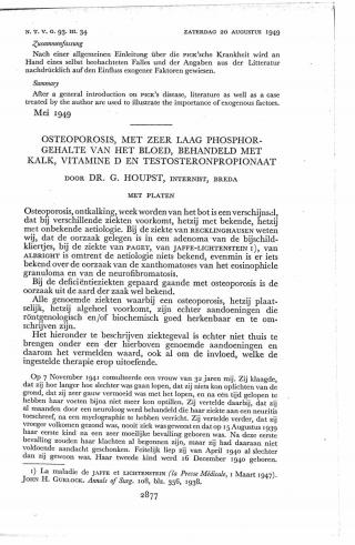 Eerste pagina van het artikel zoals het is gepubliceerd in het tijdschrift