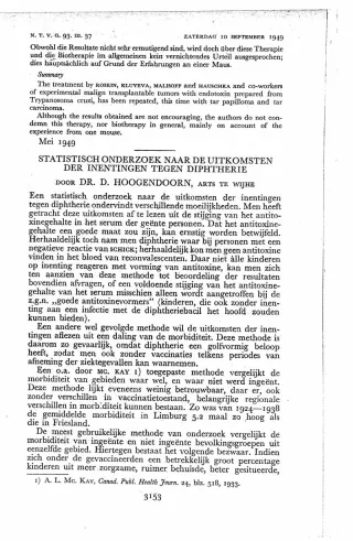 Eerste pagina van het artikel zoals het is gepubliceerd in het tijdschrift