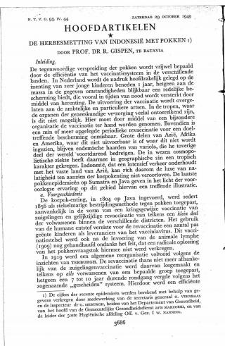 Eerste pagina van het artikel zoals het is gepubliceerd in het tijdschrift