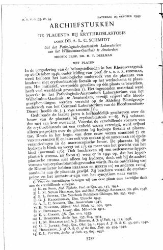 Eerste pagina van het artikel zoals het is gepubliceerd in het tijdschrift