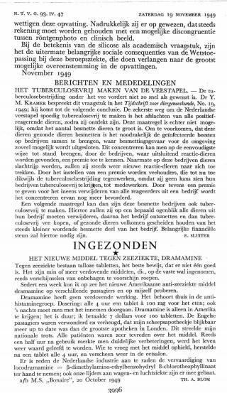 Eerste pagina van het artikel zoals het is gepubliceerd in het tijdschrift