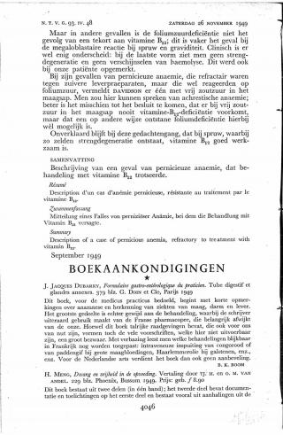 Eerste pagina van het artikel zoals het is gepubliceerd in het tijdschrift