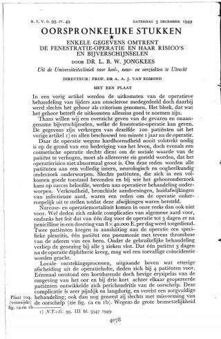 Eerste pagina van het artikel zoals het is gepubliceerd in het tijdschrift