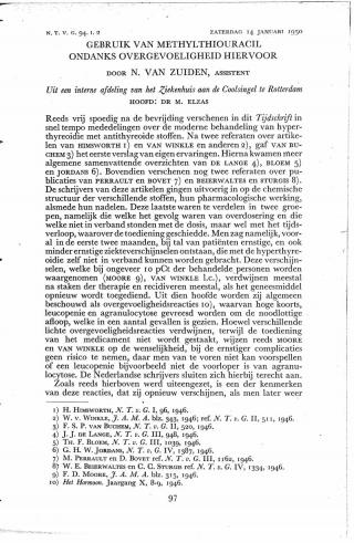 Eerste pagina van het artikel zoals het is gepubliceerd in het tijdschrift