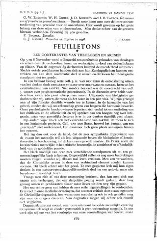 Eerste pagina van het artikel zoals het is gepubliceerd in het tijdschrift