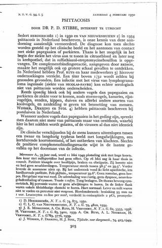 Eerste pagina van het artikel zoals het is gepubliceerd in het tijdschrift