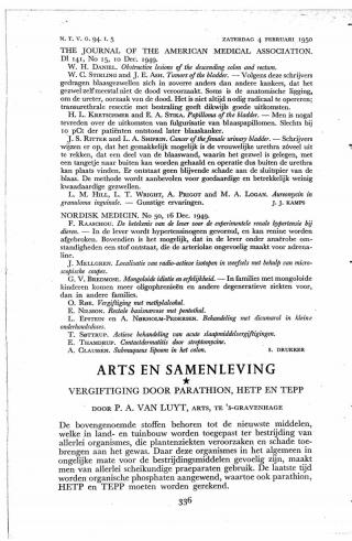 Eerste pagina van het artikel zoals het is gepubliceerd in het tijdschrift