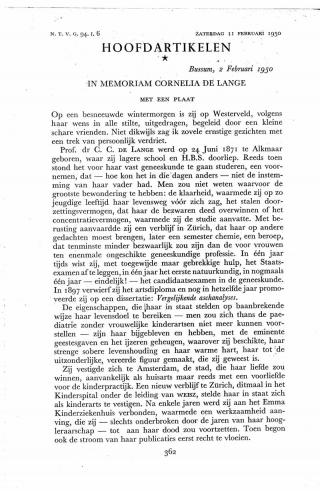 Eerste pagina van het artikel zoals het is gepubliceerd in het tijdschrift