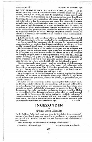 Eerste pagina van het artikel zoals het is gepubliceerd in het tijdschrift