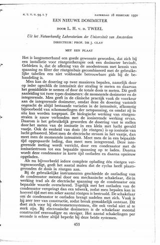 Eerste pagina van het artikel zoals het is gepubliceerd in het tijdschrift