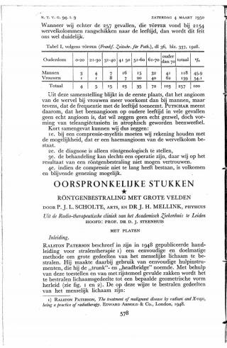 Eerste pagina van het artikel zoals het is gepubliceerd in het tijdschrift