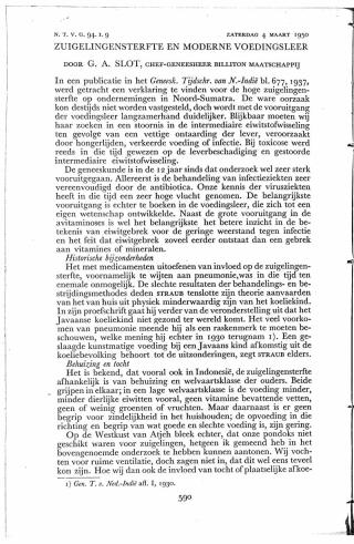 Eerste pagina van het artikel zoals het is gepubliceerd in het tijdschrift