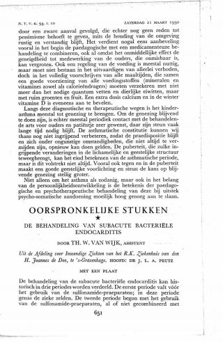 Eerste pagina van het artikel zoals het is gepubliceerd in het tijdschrift