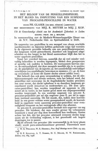 Eerste pagina van het artikel zoals het is gepubliceerd in het tijdschrift