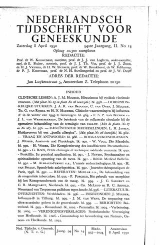 Eerste pagina van het artikel zoals het is gepubliceerd in het tijdschrift