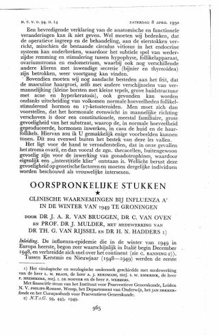 Eerste pagina van het artikel zoals het is gepubliceerd in het tijdschrift