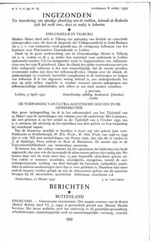 Eerste pagina van het artikel zoals het is gepubliceerd in het tijdschrift