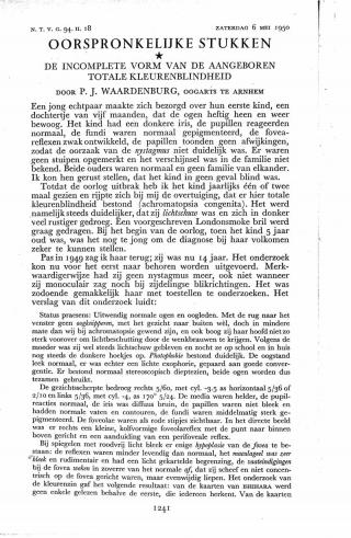 Eerste pagina van het artikel zoals het is gepubliceerd in het tijdschrift