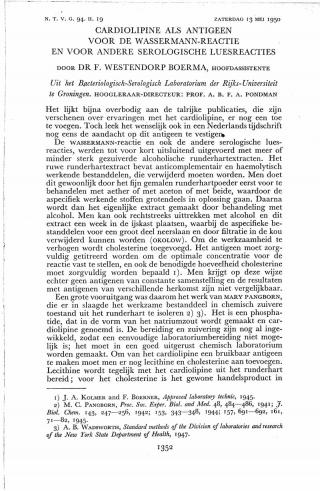 Eerste pagina van het artikel zoals het is gepubliceerd in het tijdschrift