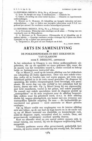 Eerste pagina van het artikel zoals het is gepubliceerd in het tijdschrift