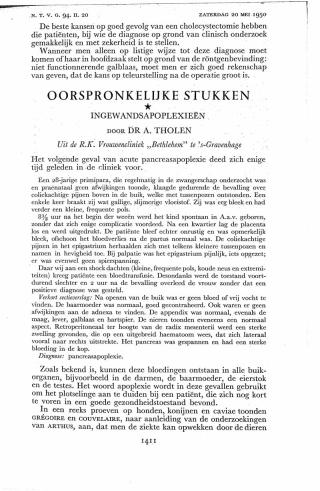 Eerste pagina van het artikel zoals het is gepubliceerd in het tijdschrift