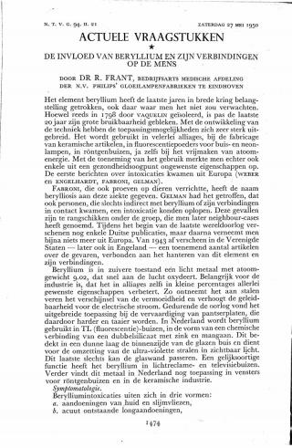 Eerste pagina van het artikel zoals het is gepubliceerd in het tijdschrift