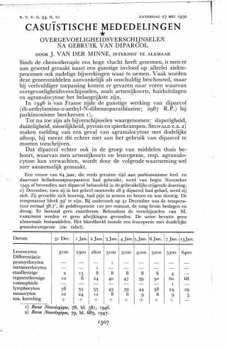 Eerste pagina van het artikel zoals het is gepubliceerd in het tijdschrift