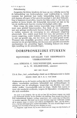 Eerste pagina van het artikel zoals het is gepubliceerd in het tijdschrift