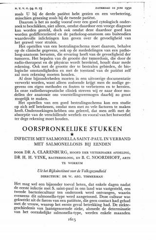 Eerste pagina van het artikel zoals het is gepubliceerd in het tijdschrift