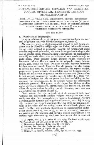 Eerste pagina van het artikel zoals het is gepubliceerd in het tijdschrift