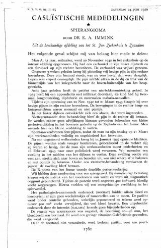 Eerste pagina van het artikel zoals het is gepubliceerd in het tijdschrift