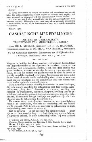 Eerste pagina van het artikel zoals het is gepubliceerd in het tijdschrift