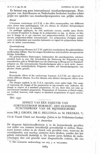 Eerste pagina van het artikel zoals het is gepubliceerd in het tijdschrift