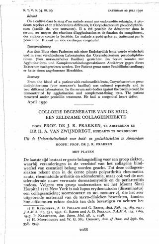 Eerste pagina van het artikel zoals het is gepubliceerd in het tijdschrift