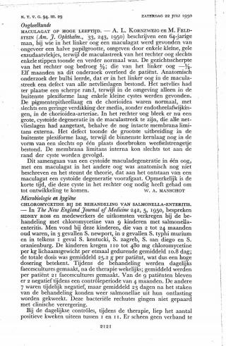 Eerste pagina van het artikel zoals het is gepubliceerd in het tijdschrift